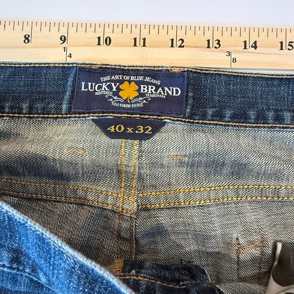 Lucky Brand 361 Vintage Straight Jeans Men’s 40x32 Medium Wash Denim - Picture 2 of 13